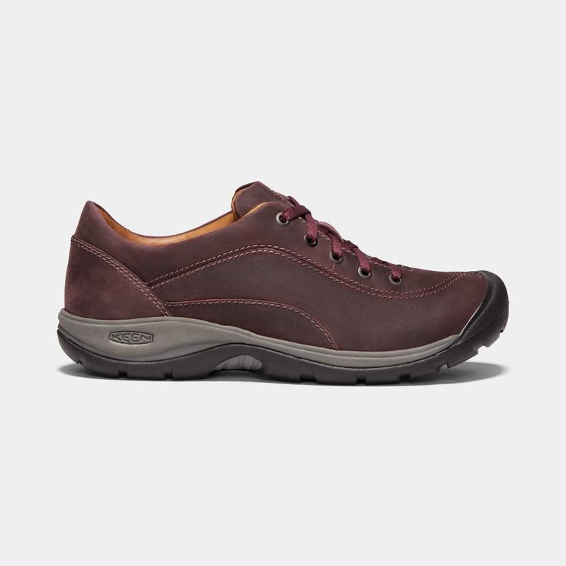 Keen Presidio II Womens Hiking Shoes Burgundy NZ Sale (9076-IGACR)